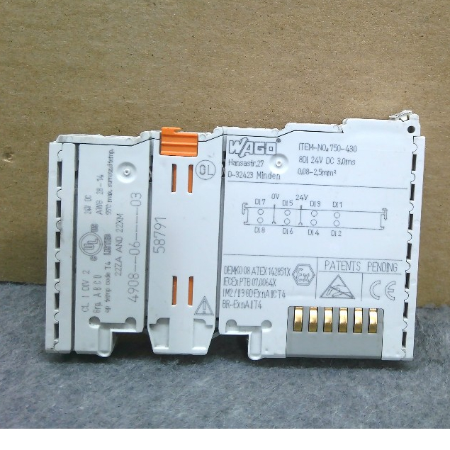 (Used) Module 8DI 24 VDC Wago 750-430
