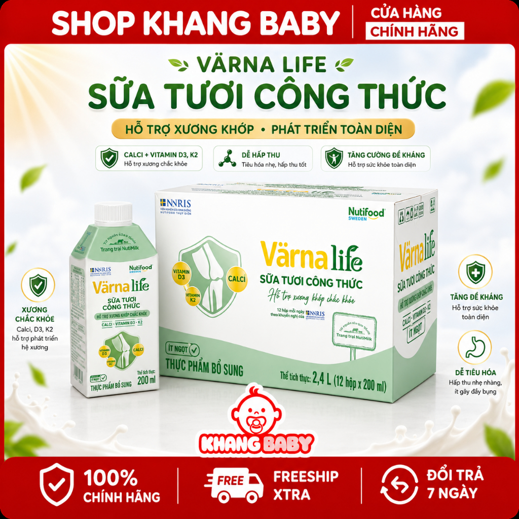 Sữa tươi công thức Varna Life Nutifood