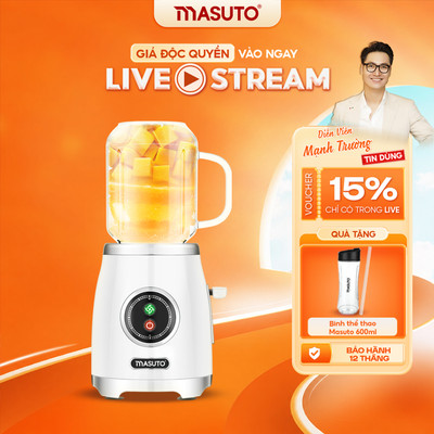 Máy Xay Sinh Tố Đa Năng Masuto Blender Chuyên Xay Các Món Healthy Eat Clean Mua 1 Tặng 1