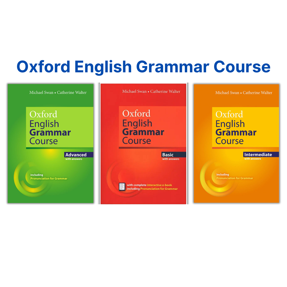 Sách - Oxford English Grammar Course - 3 cấp độ - tặng kèm file nghe