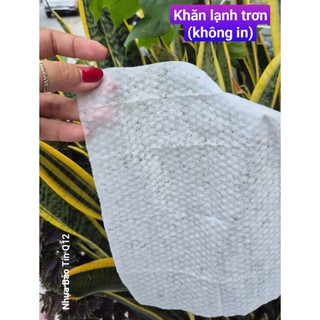 Combo 200 cái hoặc 500 cái khăn lạnh, khăn ướt cao cấp (Loại mỏng) có in hoặc không