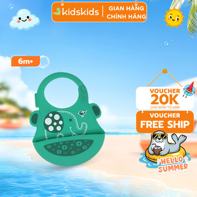 Yếm silicon ăn dặm Marcus & Marcus cho bé từ 6 tháng - Ollie