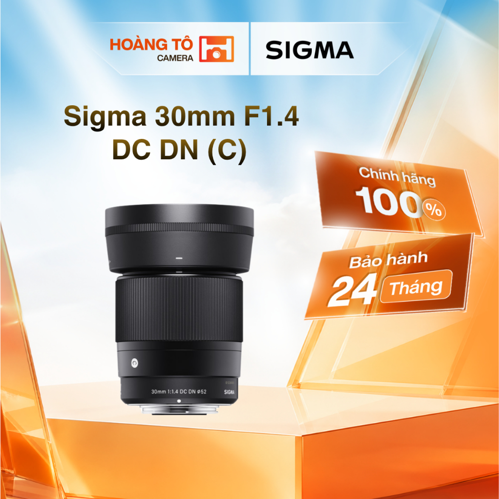 Ống kính Sigma 30mm F1.4 DC DN (C) For Sony / Fujifilm / Canon RF-S | Mới chính hãng