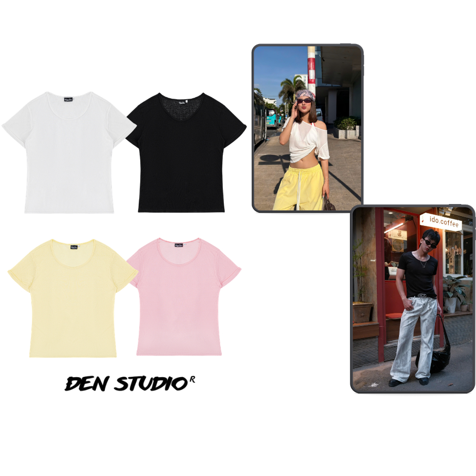 (MỞ BÁN) ÁO THUN AIRY COTTON FORM RELAX FIT SIÊU MỎNG CHO HÈ ĐEN STUDIO ( A23 ) | BigBuy360 - bigbuy360.vn