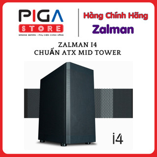 Vỏ Case Máy Tính ZALMAN i4 - Chuẩn ATX Mid Tower - Thiết Kế Full Mesh Siêu Mát - Sẵn 6 Quạt (Fan)