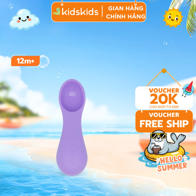 Thìa Tập Ăn Silicon Cho Bé Palm Grasp Marcus & Marcus, Từ 12 Tháng - Willo