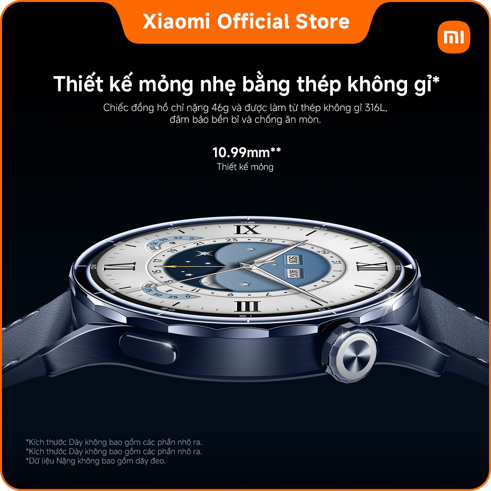 Đồng hồ thông minh Xiaomi Watch S5 | Mặt kính sapphire AMOLED 1.48″ | Công nghệ GNSS | Đàm thoại qua bluetooth | BigBuy360 - bigbuy360.vn
