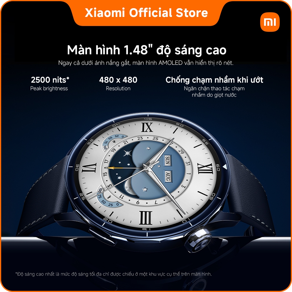 Đồng hồ thông minh Xiaomi Watch S5 | Mặt kính sapphire AMOLED 1.48″ | Công nghệ GNSS | Đàm thoại qua bluetooth | BigBuy360 - bigbuy360.vn