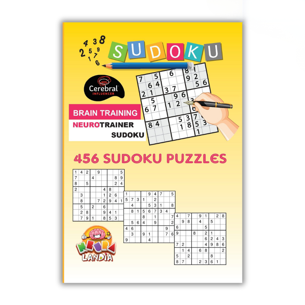 Sách - 456 Sudoku Puzzles - Sách tư duy Neurotrainer có đáp án