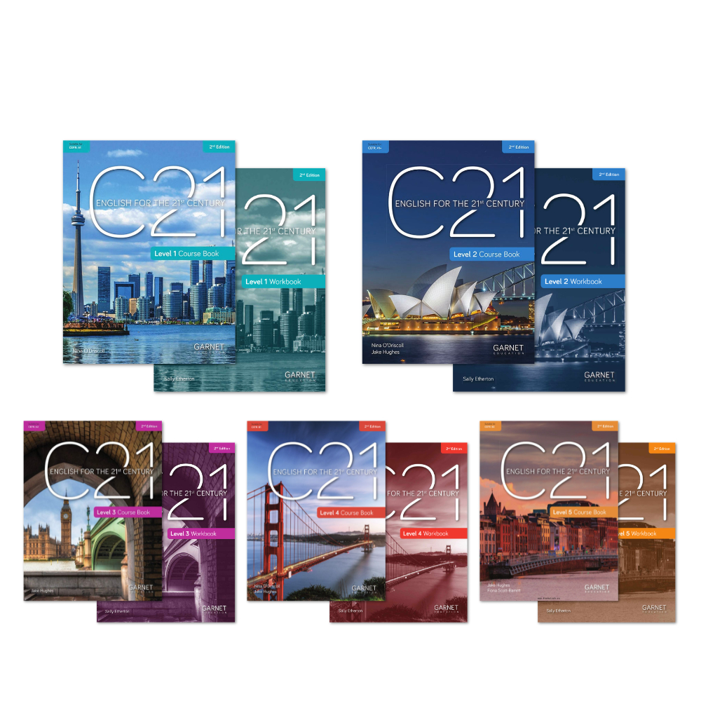 Sách - C21 English For The 21st Century - 5 level - Tặng audio, đáp án