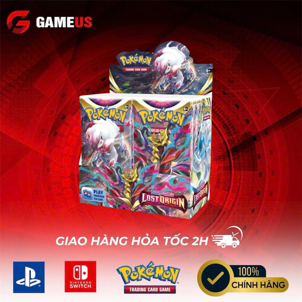 [Chính Hãng] Pokemon TCG Booster Box : Sword & Shield Lost Origin
