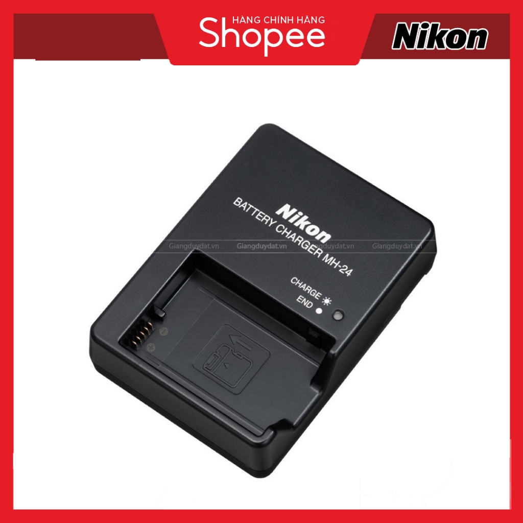 Bộ Sạc Nikon MH-24 Sạc Cho Pin Nikon EN-EL14 EL14a P7000 P7100 P7700 P7800 D3100 D3200 l Hàng chính 
