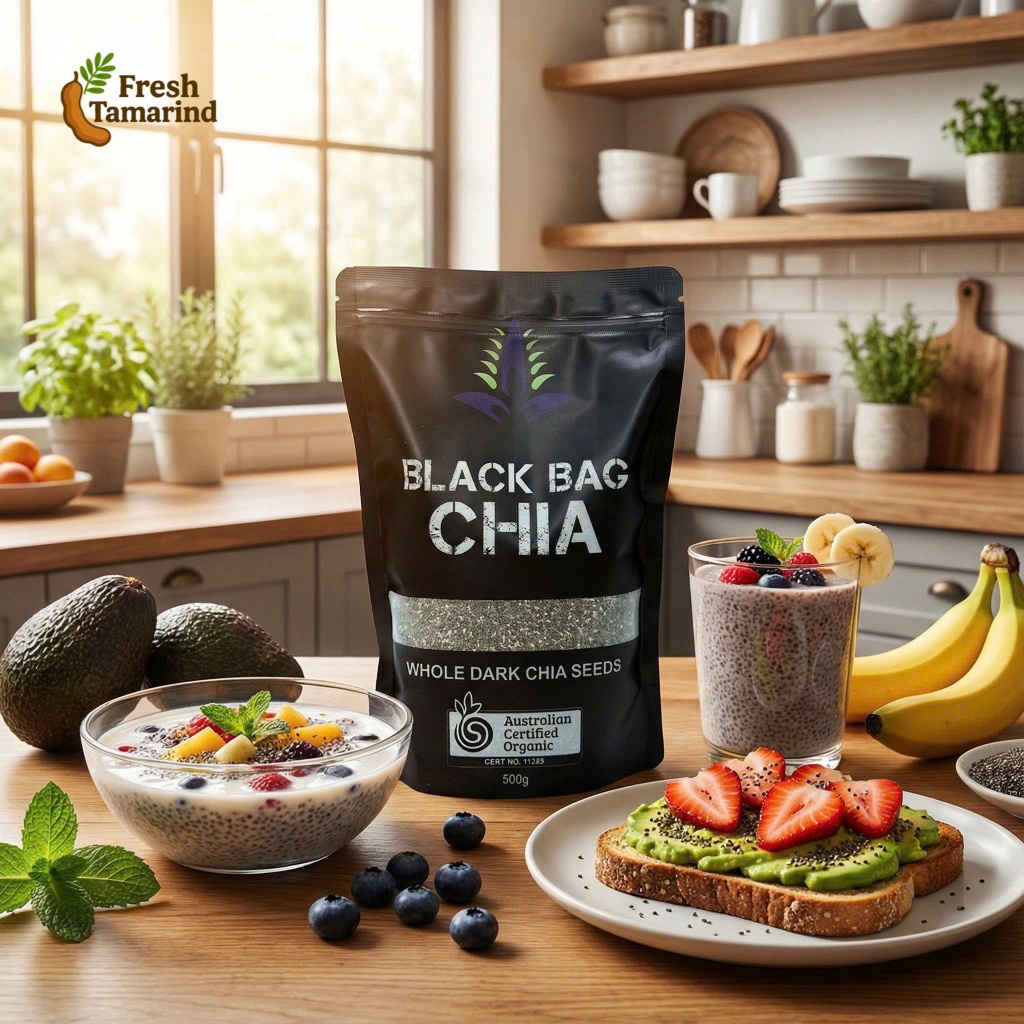 Hạt Chia Đen Túi 500g  [Giảm Cân - Ăn Kiêng]