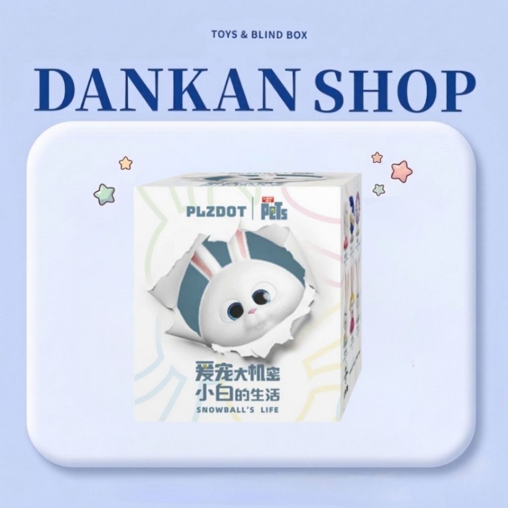 Blind Box Đẳng Cấp Thú Cưng PLZDOT x The Secret Life Of Pets - Mô Hình Thỏ Snowball Siêu Dễ Thương Q