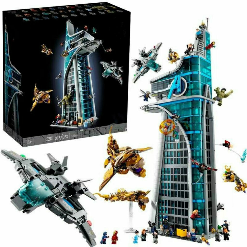 (SẮP VỀ) Tòa Tháp Biểu Tượng Của Biệt Đội Siêu Anh Hùng - Avengers Tower - Đồ chơi lắp ráp
