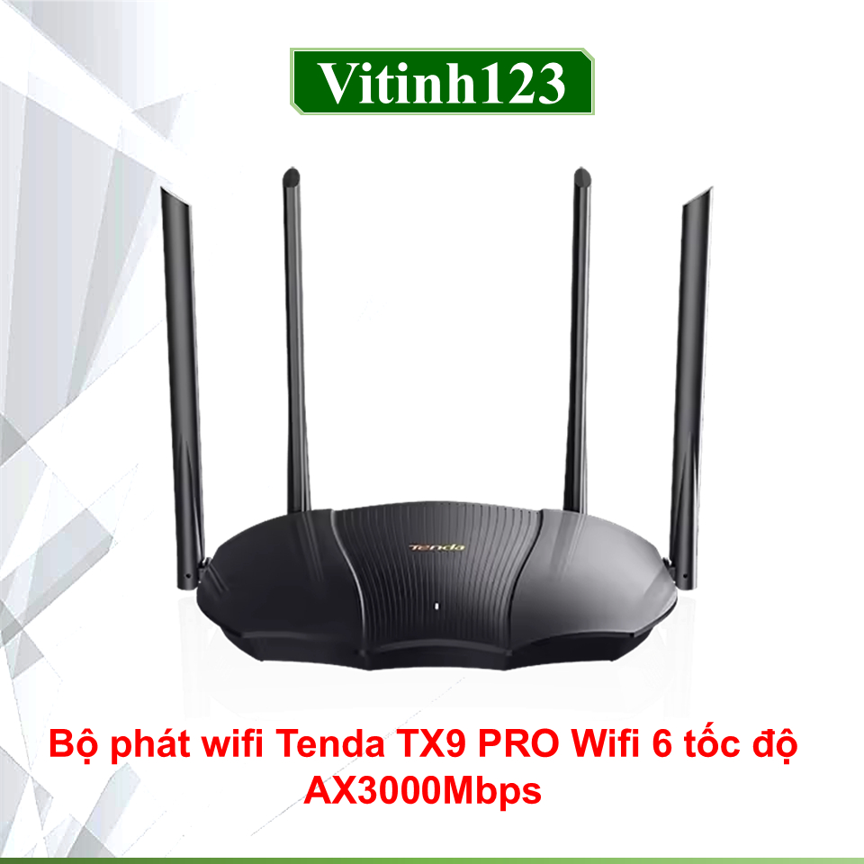 Bộ phát wifi Tenda TX9 PRO Wifi 6 tốc độ AX3000Mbps