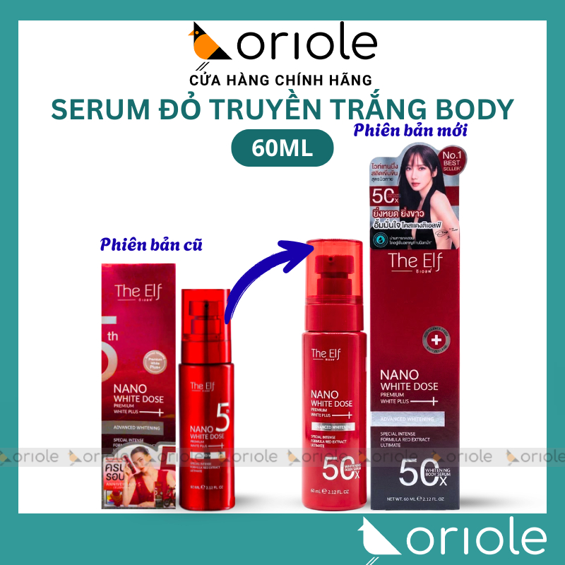 Serum Đỏ Body Thái Lan The Elf 60ml - Serum Truyền Trắng Thái Lan Chính Hãng - Oriole