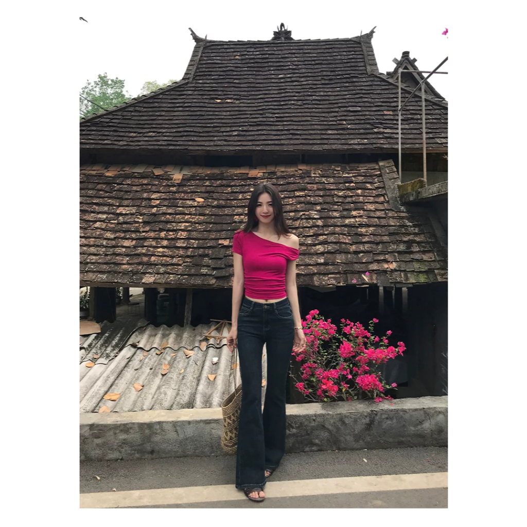 [MULVAN] Áo thun ngắn tay nữ MULVAN - màu hồng