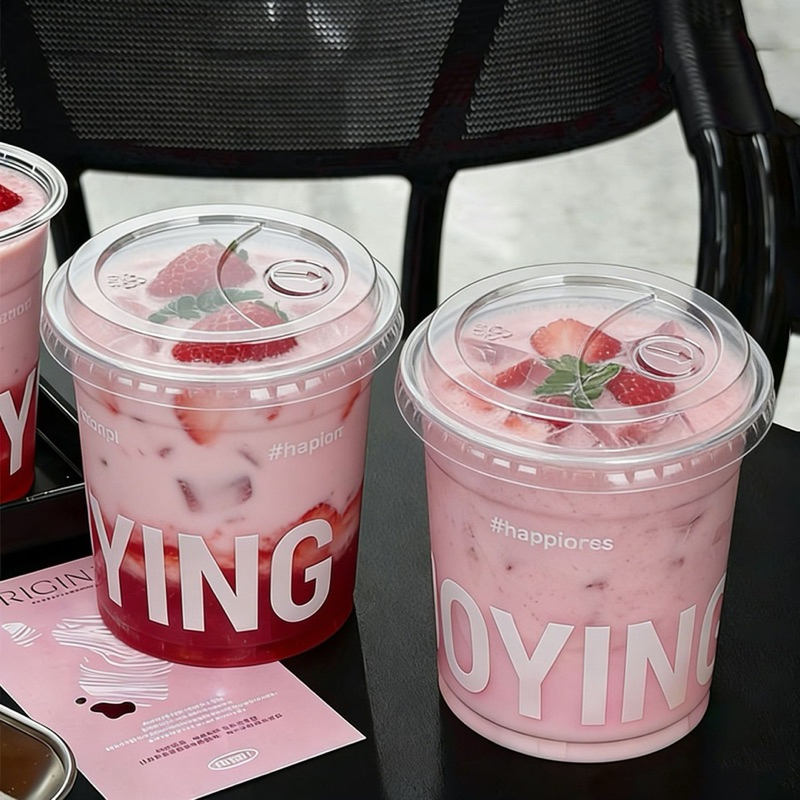 [ Lốc 50 ] Ly pet lùn 500ml