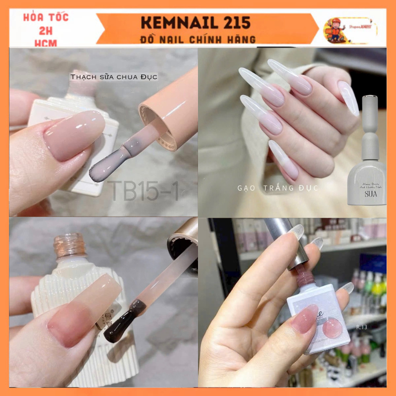 Sơn thạch sữa chua dâu đu.c Adhere BT15 Jilldaria frescobaldi và tổng hợp sơn thạch hồng kemnail215