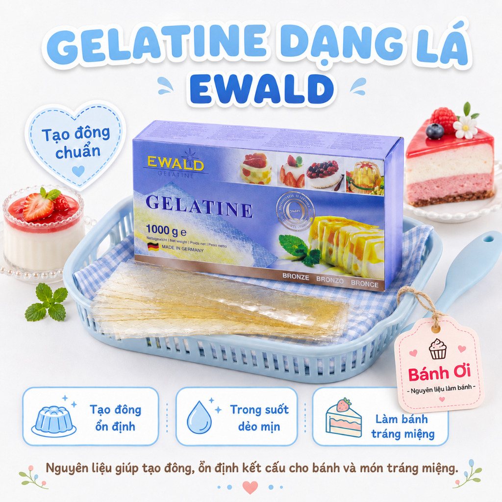 Lá Gelatin , lá gelatin Ewald