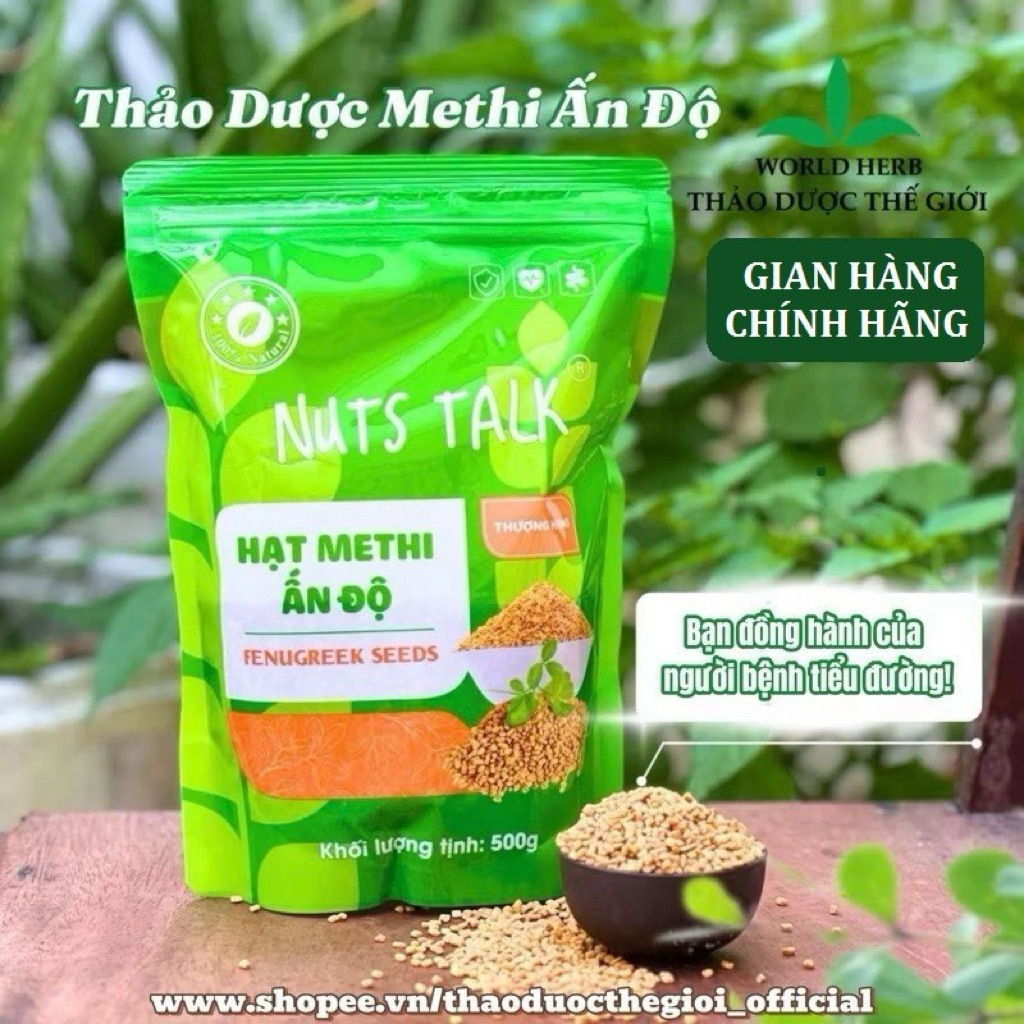 [Chính hãng] Hạt Methi Ấn Độ 500gr