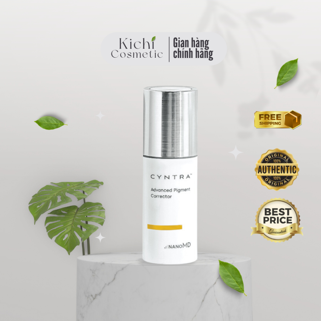 (hàng cty) Kem Sáng Da Mờ Nám Sạm NanoMD Cyntra Advance Pigment Corrector 8% 20ml Cysteamine