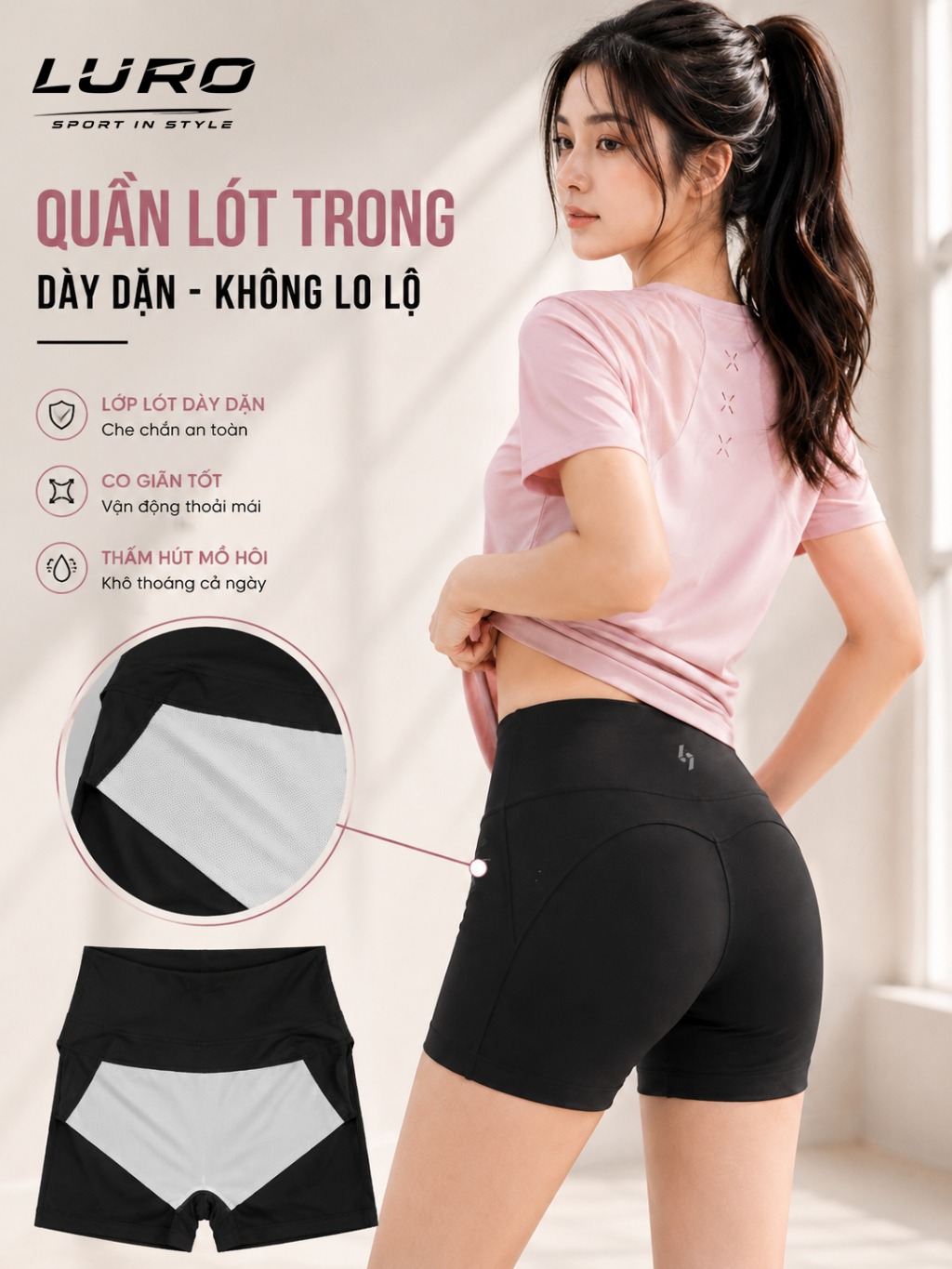 S11-11N — Set đồ tập nữ áo suông phối lưới 4