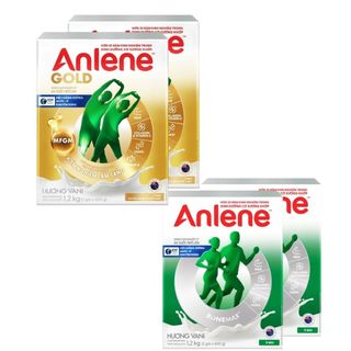 Sữa Bột Anlene xanh/Gold Hương Vani Hộp Giấy 1,2kg