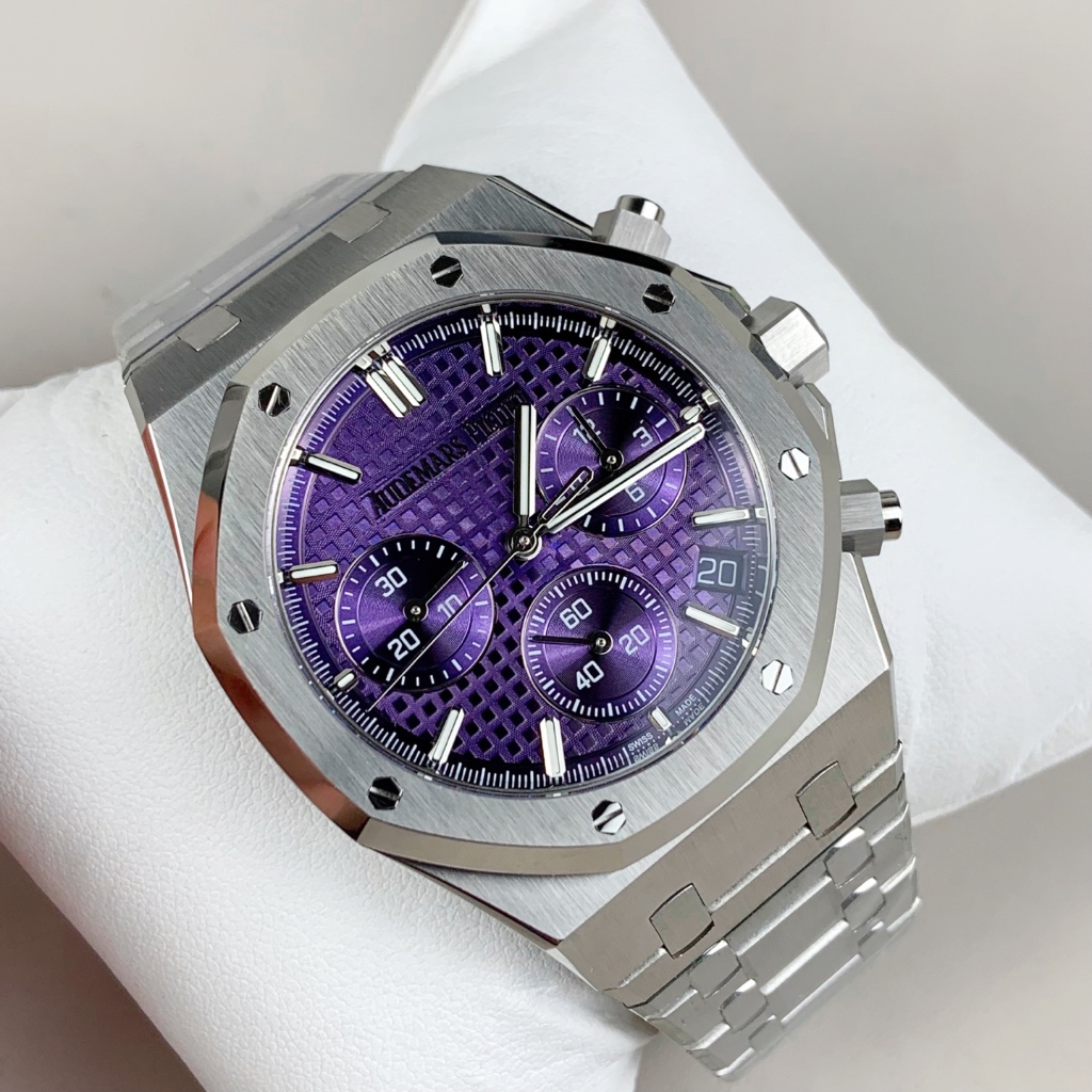 Đồng hồ Audemars Piguet Royal Oak Chronograph 26240 nam mặt tím xưởng APS 41mm