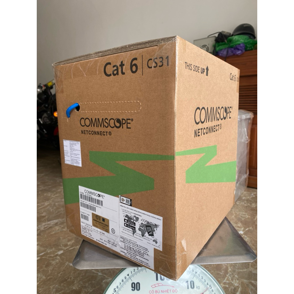 Cáp mạng Cat6 UTP COMMSCOPE CS31, 23AWG PN 1427254-6 và mã PN 1427071-6, 24AWG, 4 đôi 8 lõi