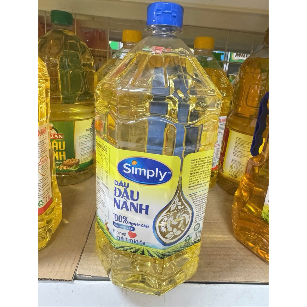 dầu simply 2l - mezan 2l-simply gạo lứt -neptune light 2l ít