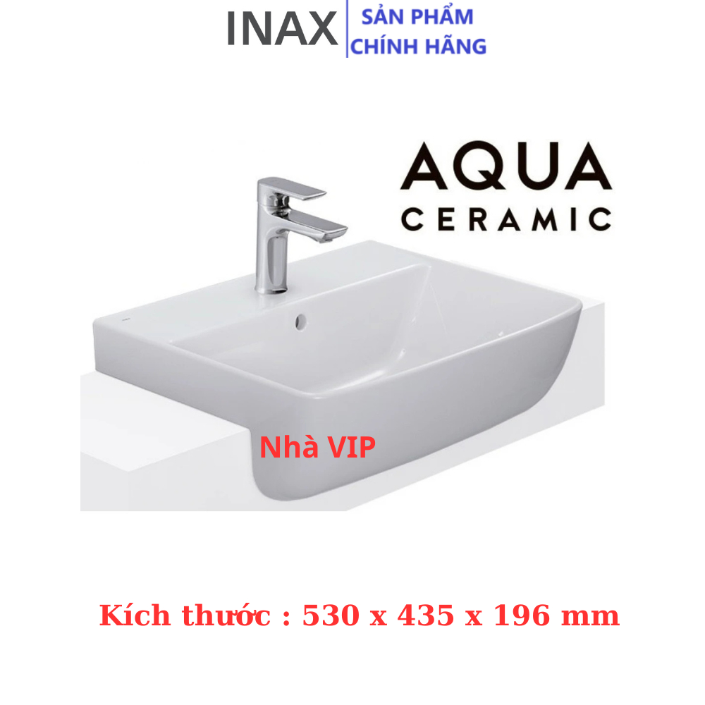 Lavabo Chậu rửa đặt bàn INAX AL-345V Aqua Ceramic, L-345V ( AL35V L345V )