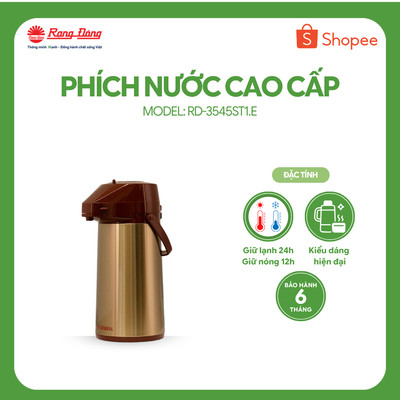 Phích đựng nước cao cấp 3,5L Rạng Đông model 3545ST1.E tiện lợi khi sử dụng