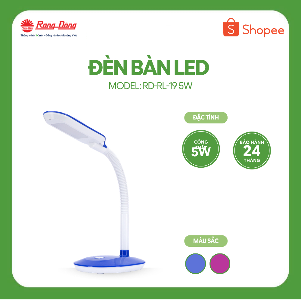 Đèn bàn học Rạng Đông RD RL 19 LED