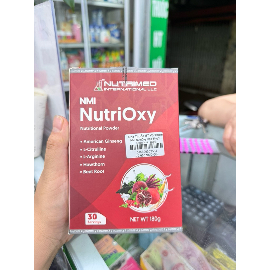 ( Nhập khẩu Mỹ ) NMI NutriOxy Hộp 30 gói pha - HT Vũ Thơm 5