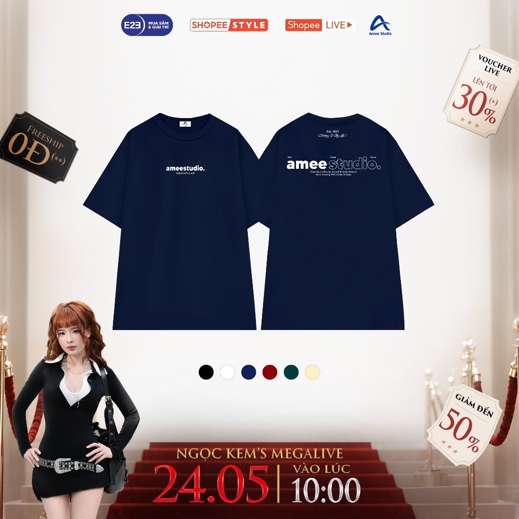 Áo Thun Local Brand Amee Studio/ Creativity & Art | BigBuy360 - bigbuy360.vn
