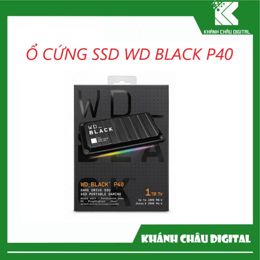 Ổ CỨNG DI ĐỘNG SSD WD BLACK P40 1TB