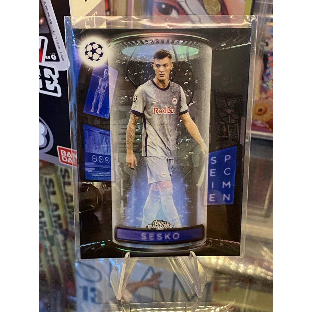 [SIÊU TIỀN ĐẠO CỰC CHÁY MU] Thẻ Cầu Thủ Benjamon Sesko Topps Chrome UEFA 2023-24 SEIE PCMN #S-6