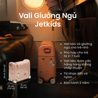 【Đón Hè Ưu Đãi】 Vali Du Lịch, Kết Hợp Giường Ngủ Cho Bé Version 4 | Stokke JetKids BedBox
