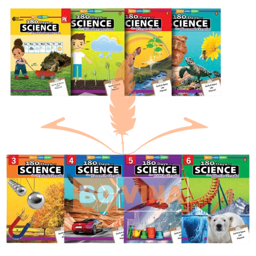 Sách 180 Days of Science 1-2-3-4-5-6
