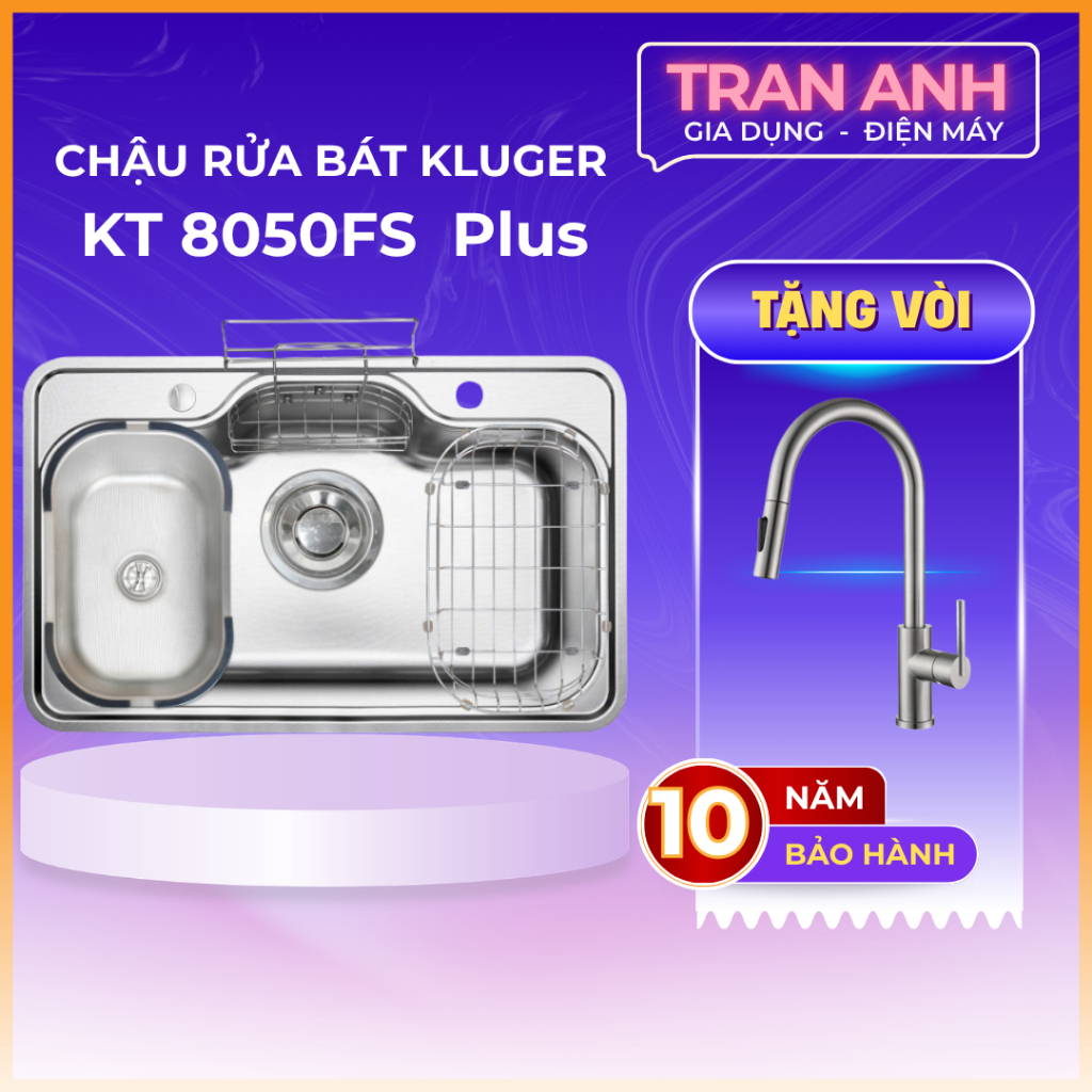 Chậu rửa bát Kluger KT8050FS  S80 Plus | Hàng chính hãng