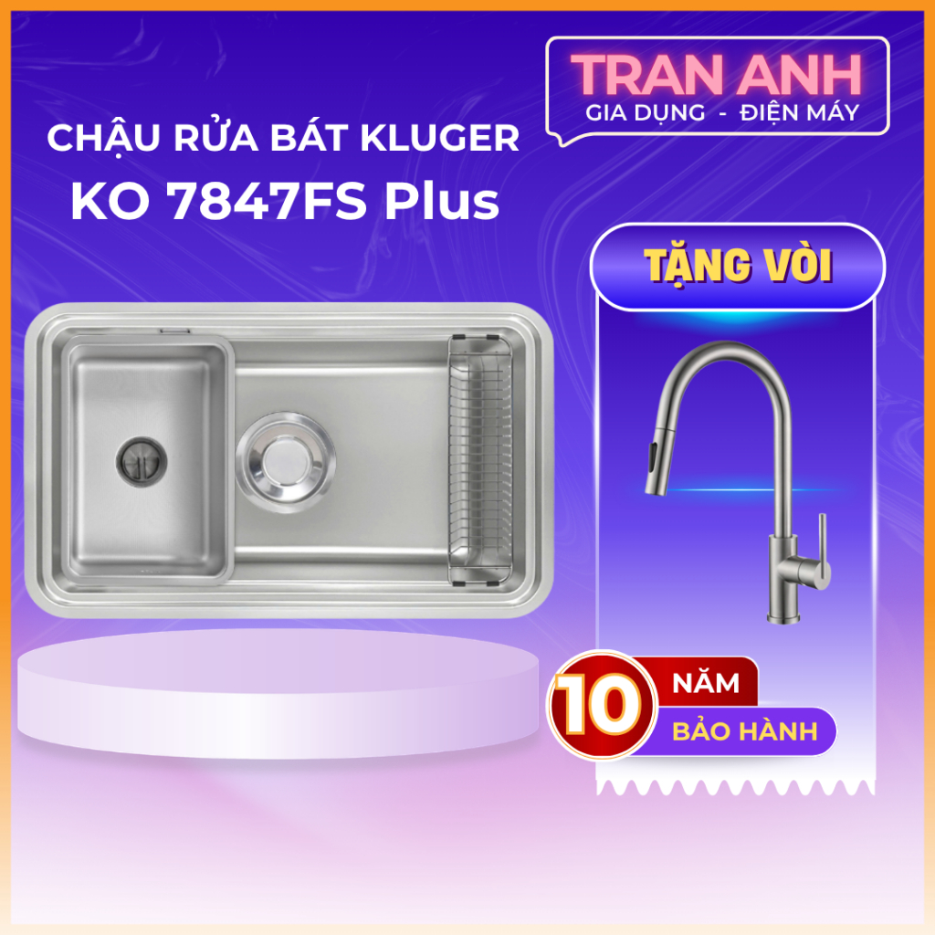 Chậu rửa bát Kluger KO7847FS Plus | Hàng chính hãng