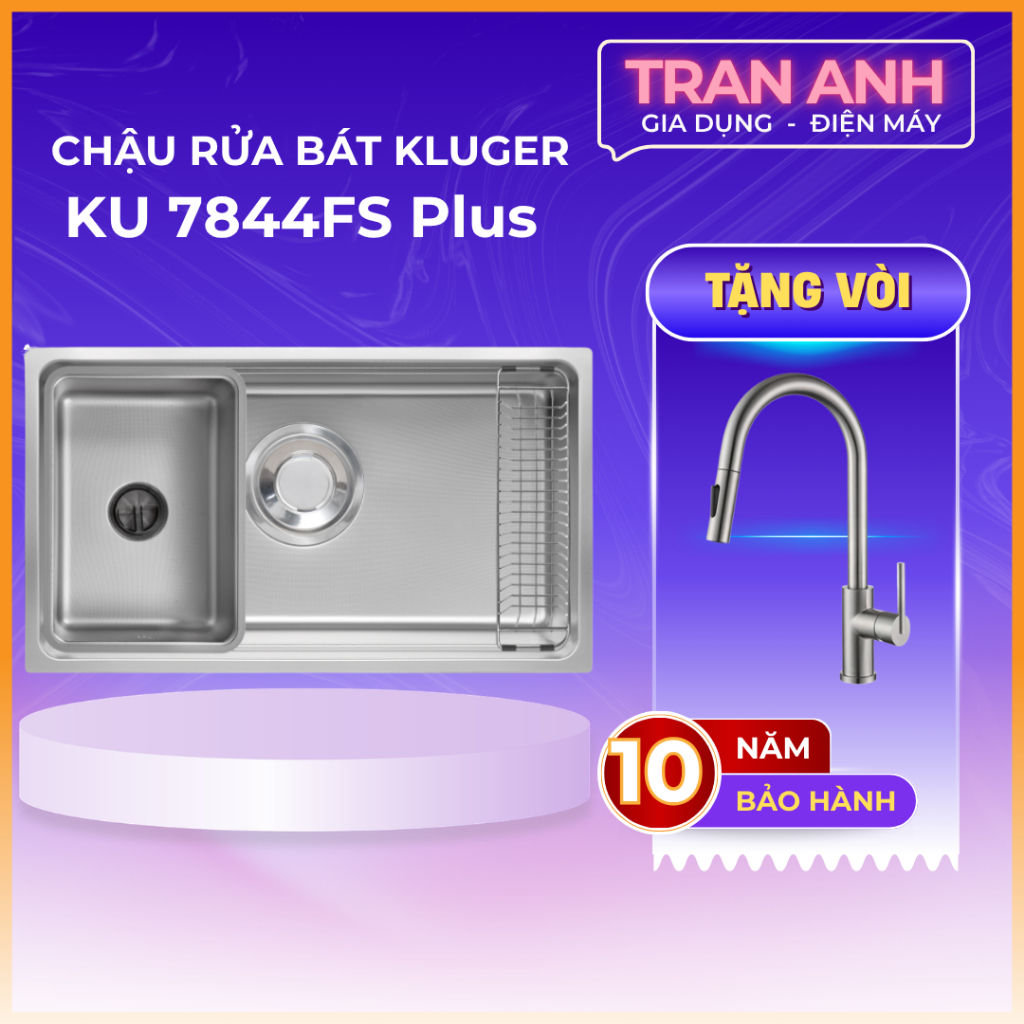 Chậu rửa bát Kluger KU7844FS Plus | Hàng chính hãng