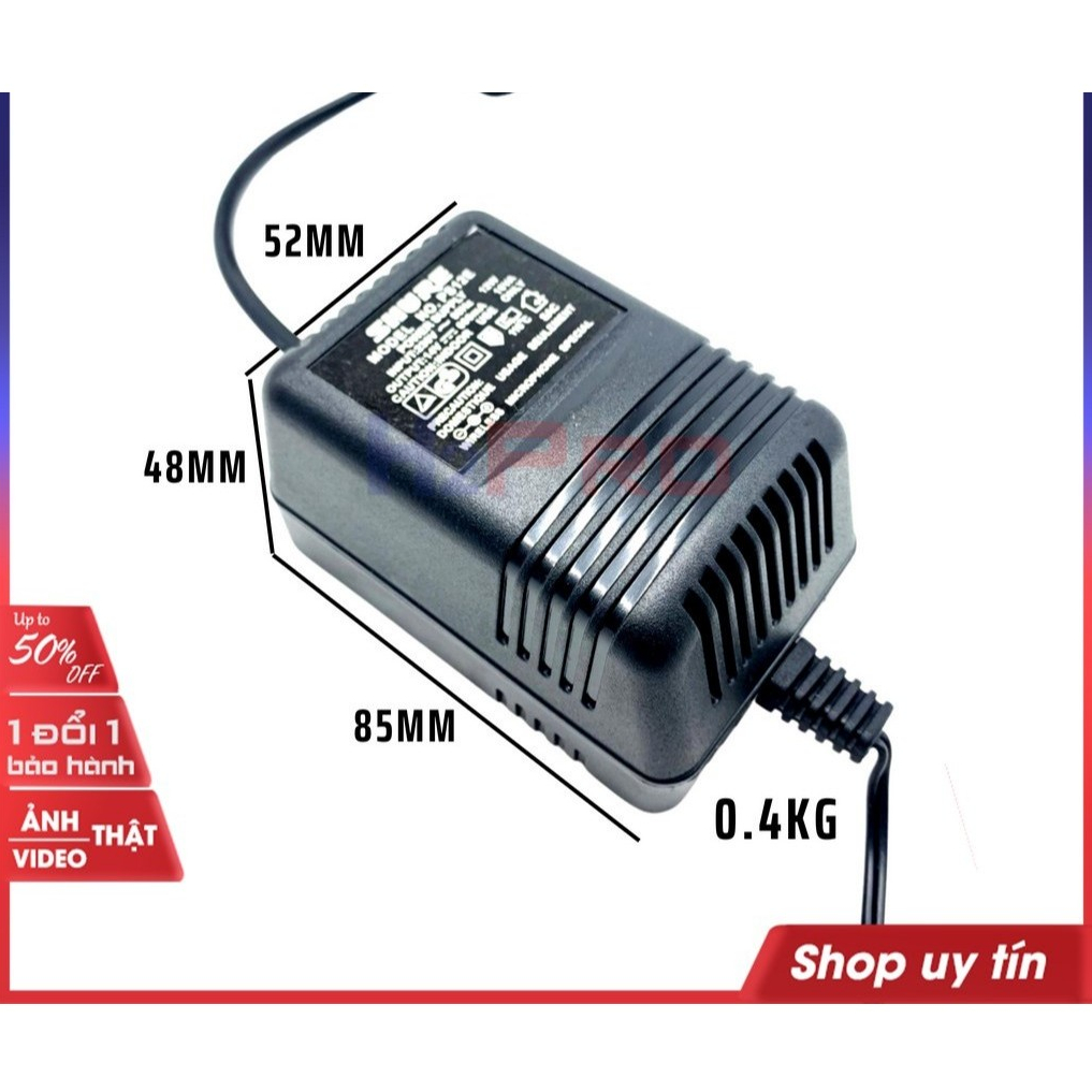 [Top Value] Củ Nguồn Shure 14V-600mA Dùng Được Cả Dòng 13.5V Bền Bỉ - An Toàn, Củ Micro Không Dây Sh