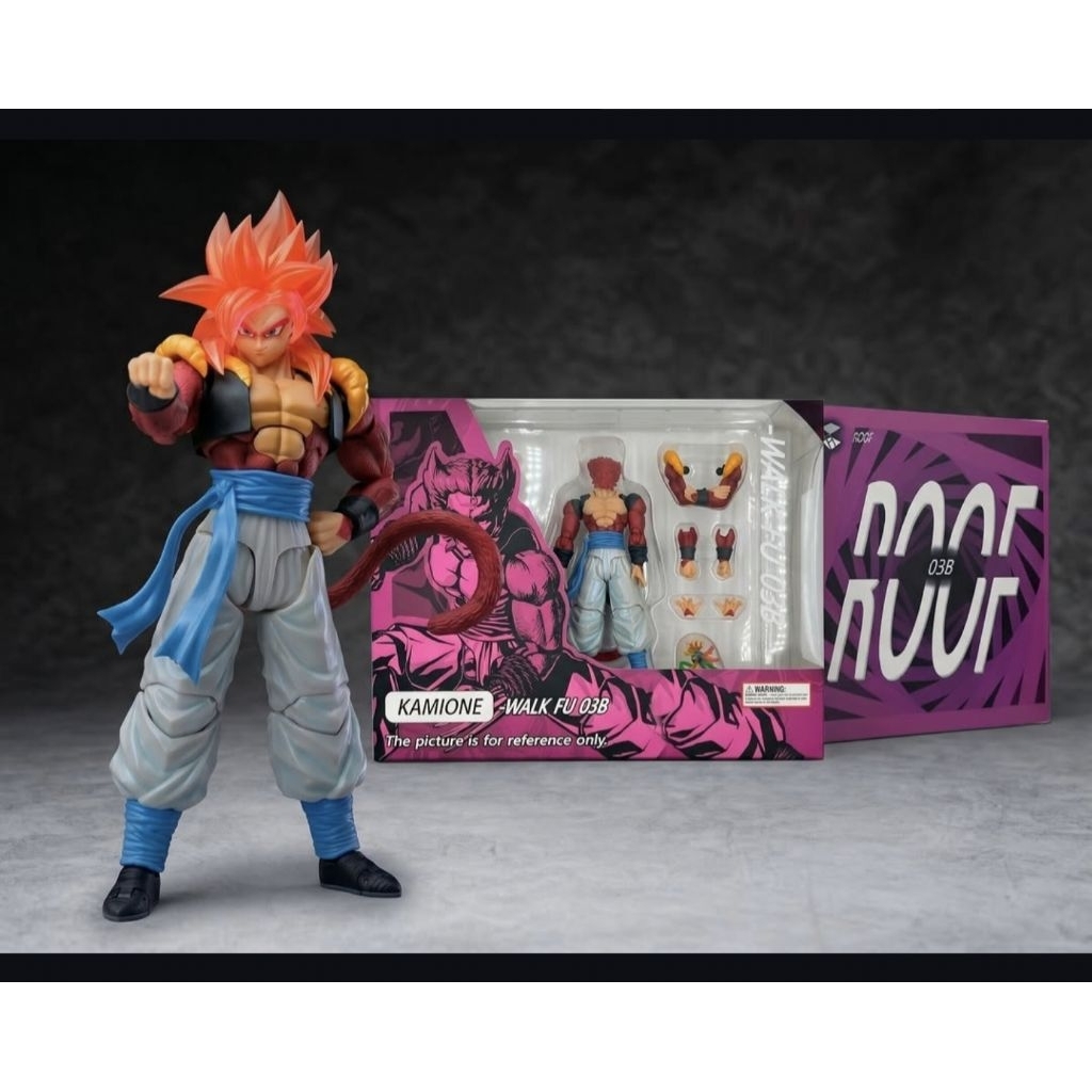 [ Hàng Có Sẵn ] Mô hình khớp Gogeta Ssj4- B Tonsen Arttoys (Kamione)