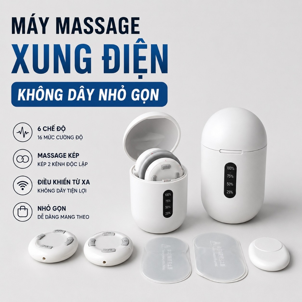 Miếng Dán Massage Mini Kachi MK398 - Giải Pháp Thư Giãn Hiện Đại