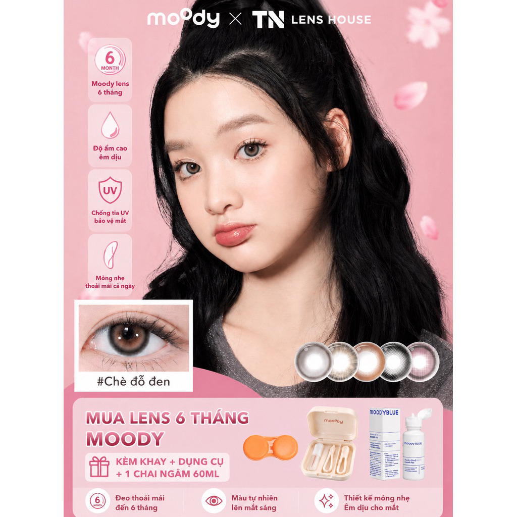 [HOẢ TỐC HCM](GIÁ 1 ĐÔI) MOODY LENS 6 THÁNG – BST HOT HIT