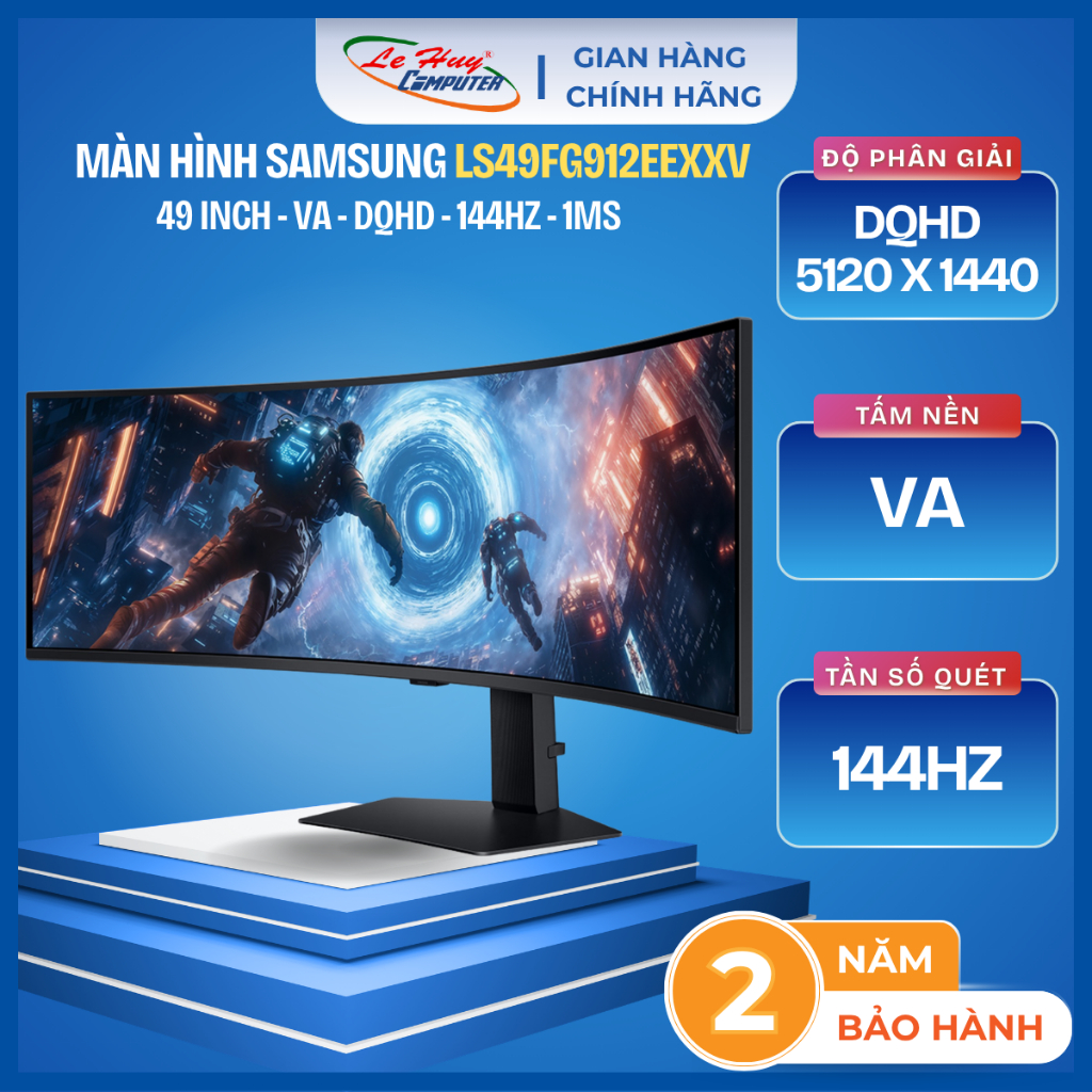 Màn hình Gaming Samsung Odyssey OLED G9 G95SC LS49CG954SEXXV - Hàng Chính Hãng