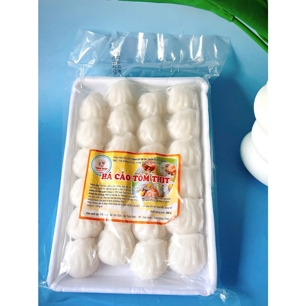 Khay Há Cảo Tôm Thịt 500g